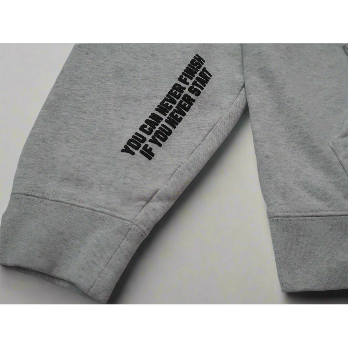 OFTB Starter Puff Hoodie (White Heather)