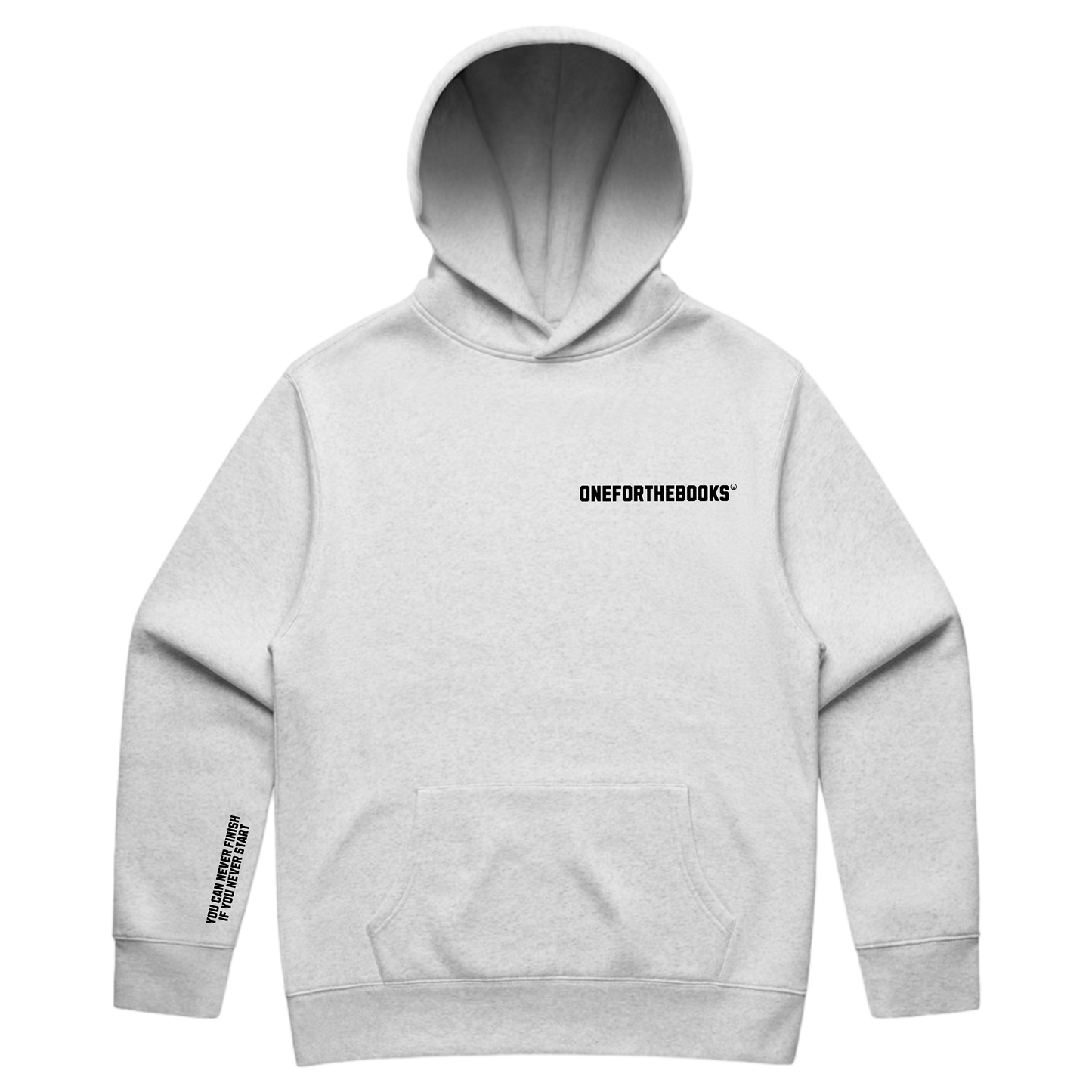 OFTB Starter Puff Hoodie (White Heather)